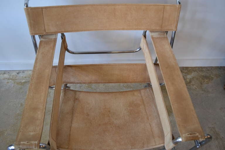 Knoll Wassily Chair By Marcel Breuer In Good Condition In Bedford Hills, NY