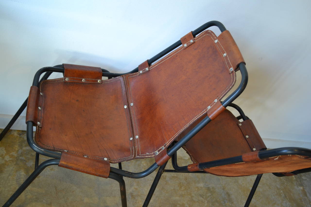 charlotte perriand leather chair