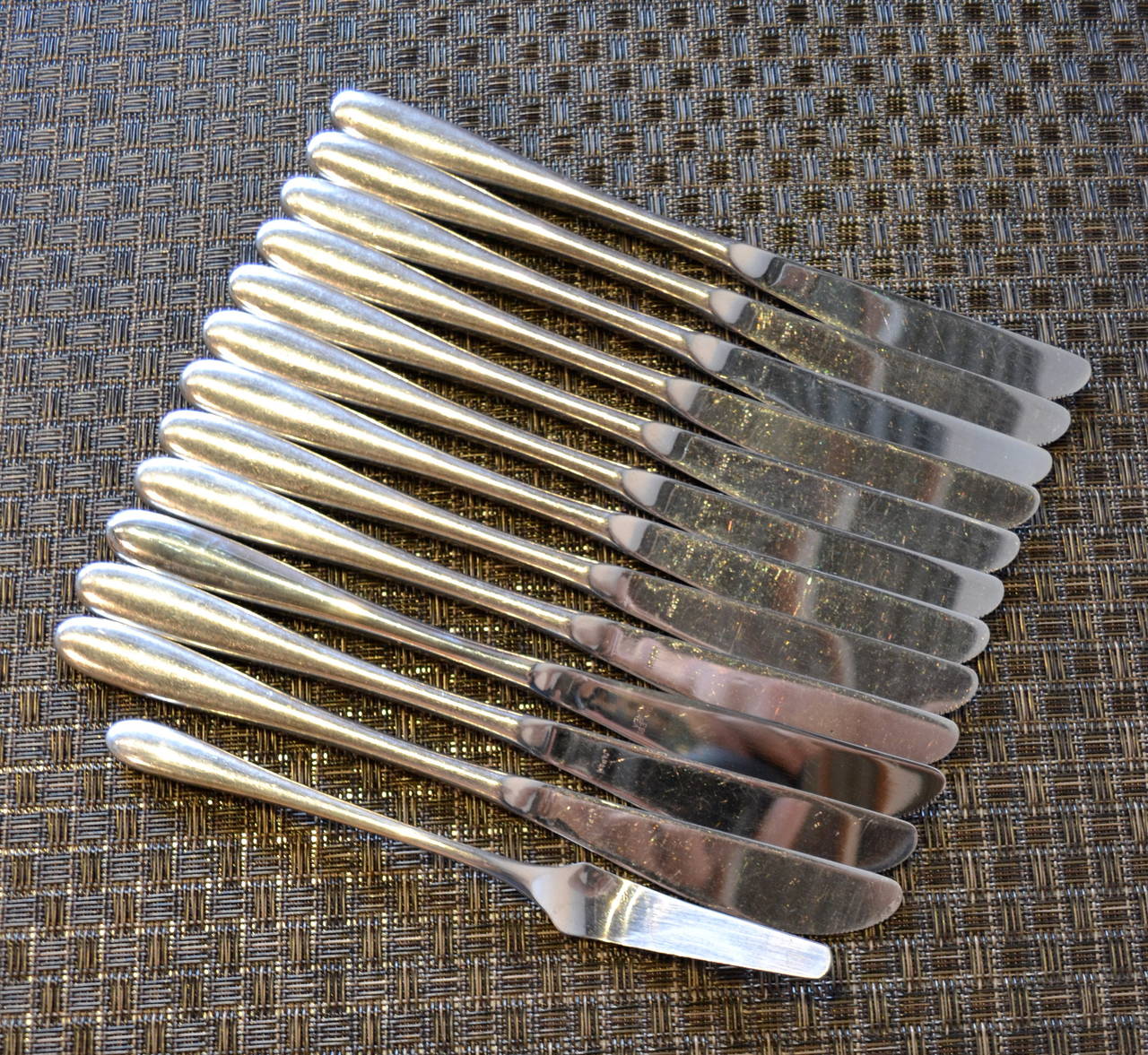 mid century stainless steel flatware 