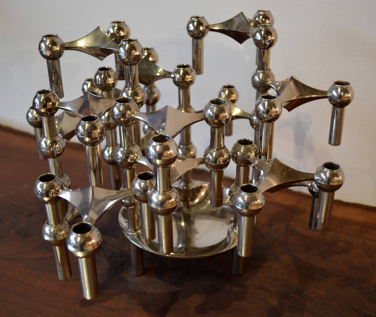 stoff nagel candle holder