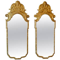 Pair of French 19th Century Gilded Mirrors 7