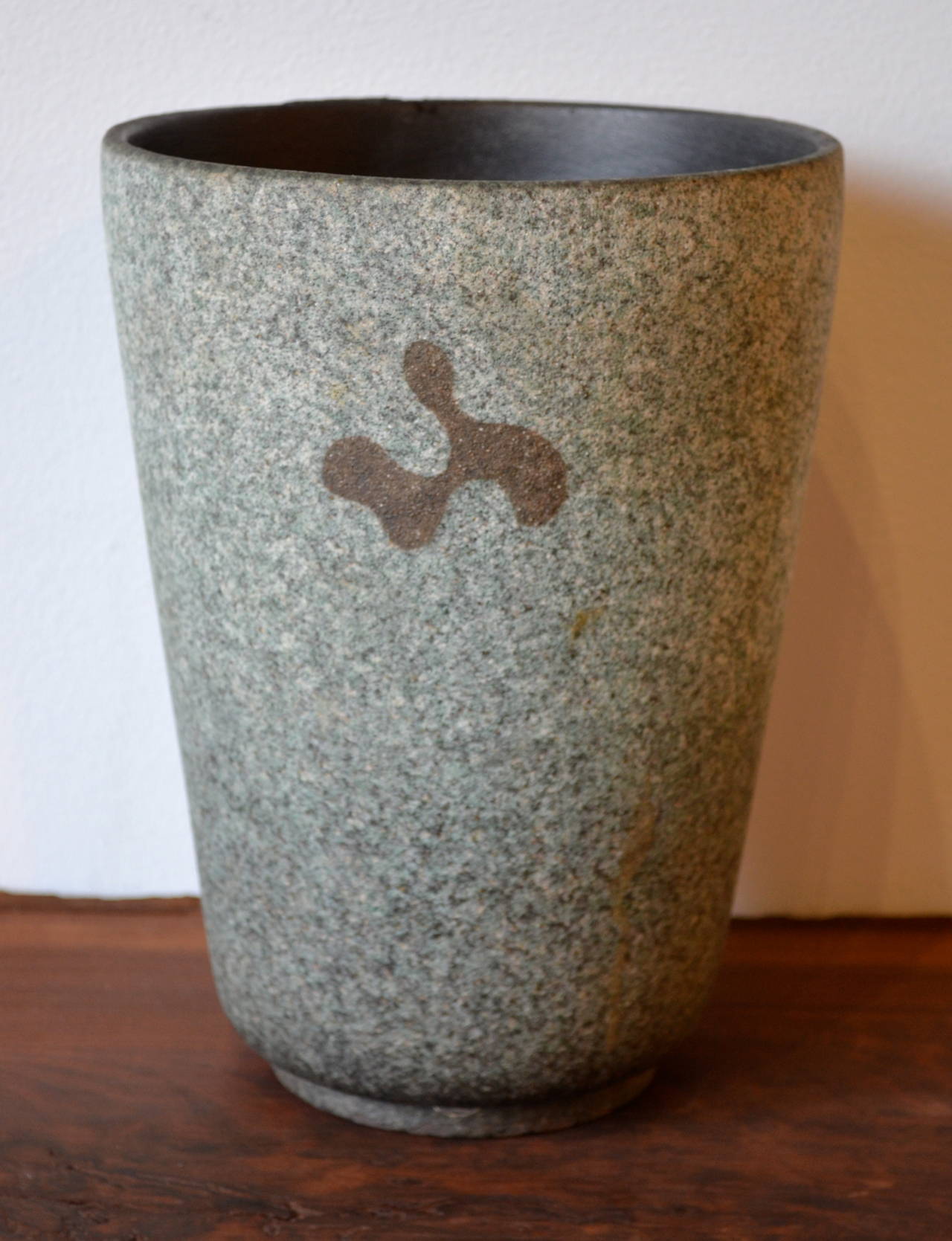 Mid-Century moderno Vaso smaltato del Mid Century Modern di Rolf Key-Oberg, 1950 circa in vendita