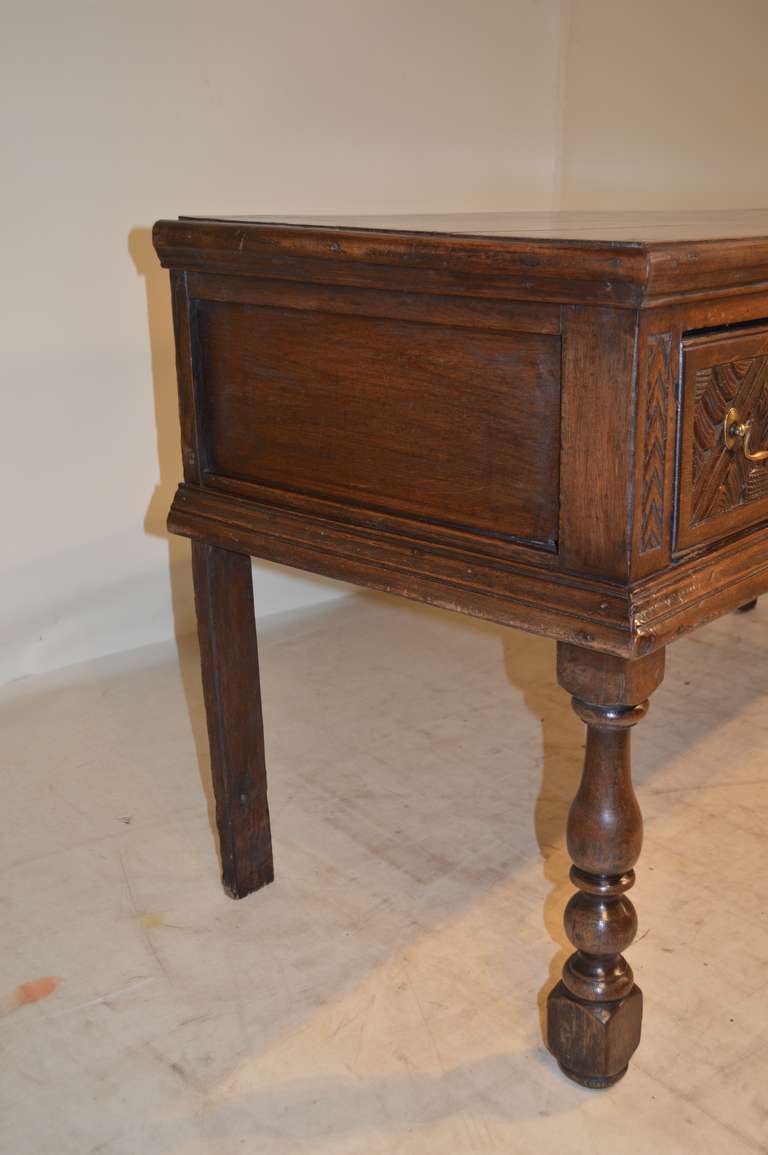 17th Century English Oak Server