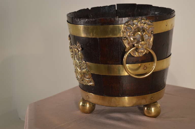 Victorian 19th Century English Footed Bucket