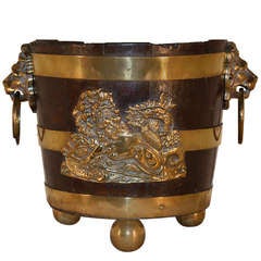 19th Century English Footed Bucket