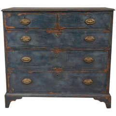19th-c. English Painted Chest