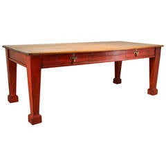 Mid-20th Century English Oak Table