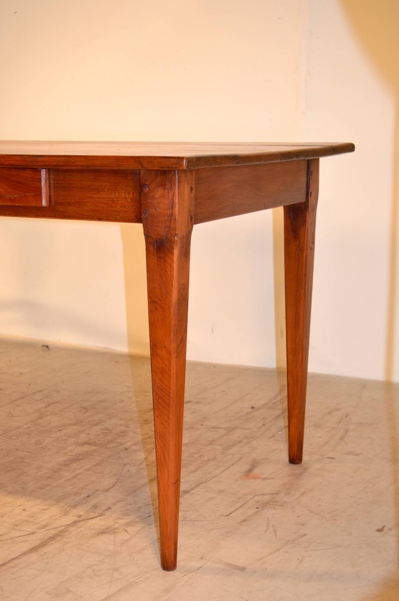 Country 19th Century French Cherry Farm Table