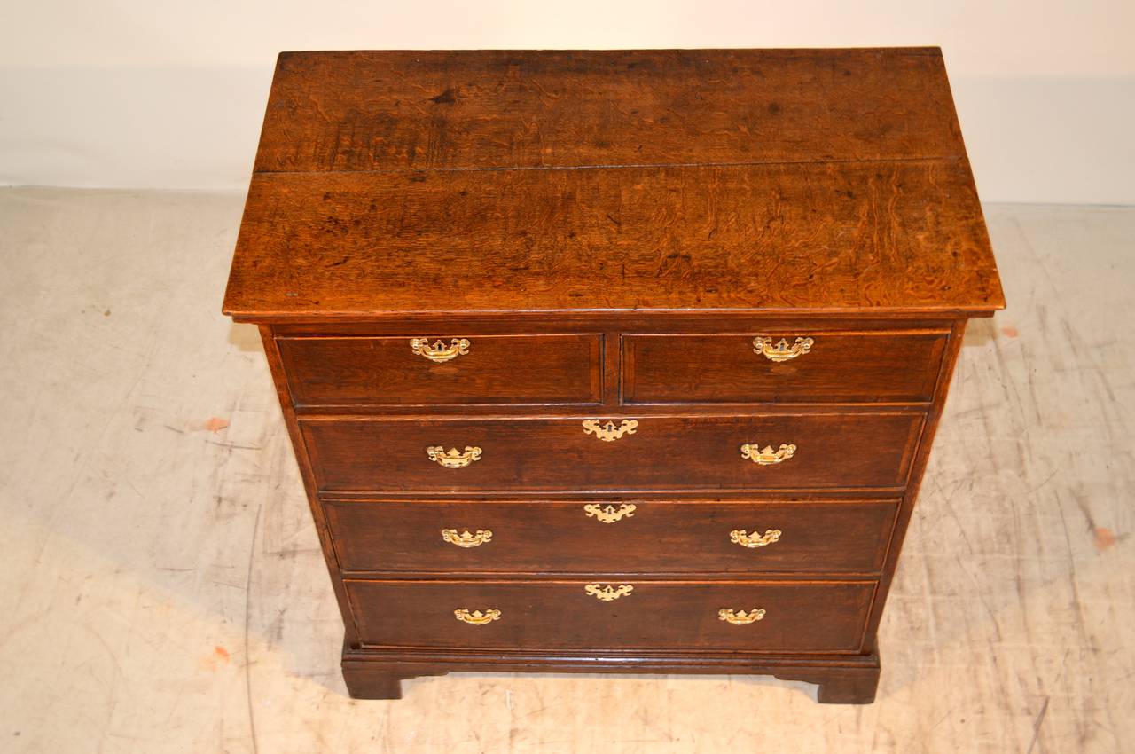 18th Century  Oak Chest In Good Condition For Sale In High Point, NC