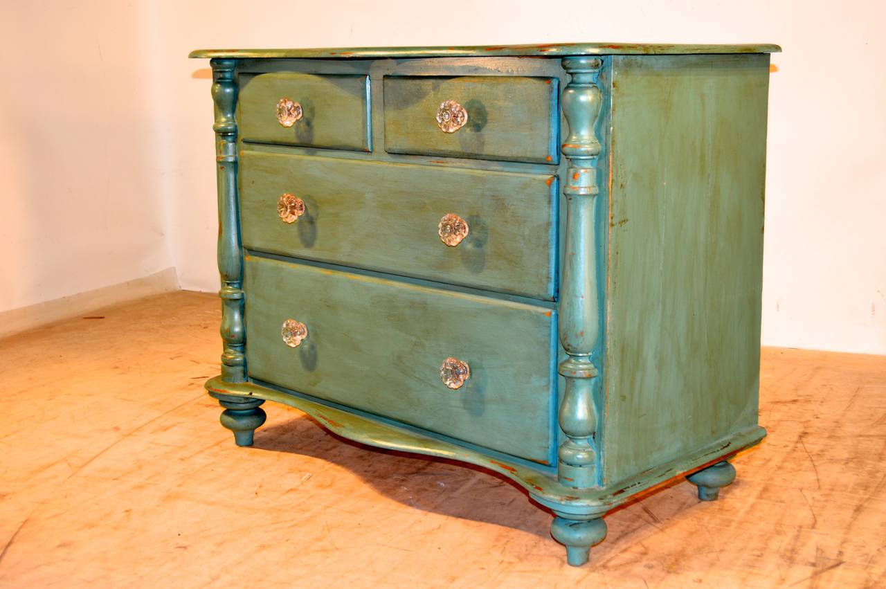 19th Century English Pine Chest of Drawers 1