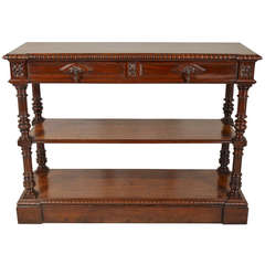 19th-c. French Walnut Buffet