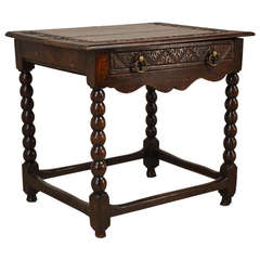 17th Century English Side Table