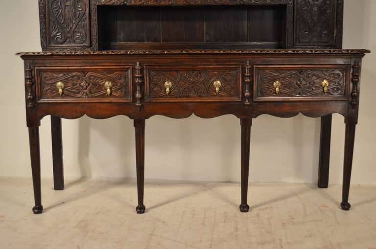 18th Century and Earlier 18th Century Welsh Oak Dresser