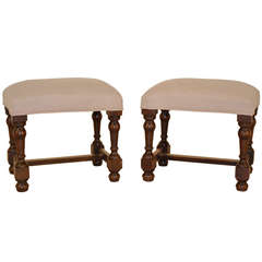 Circa 1900 Pair of French Benches