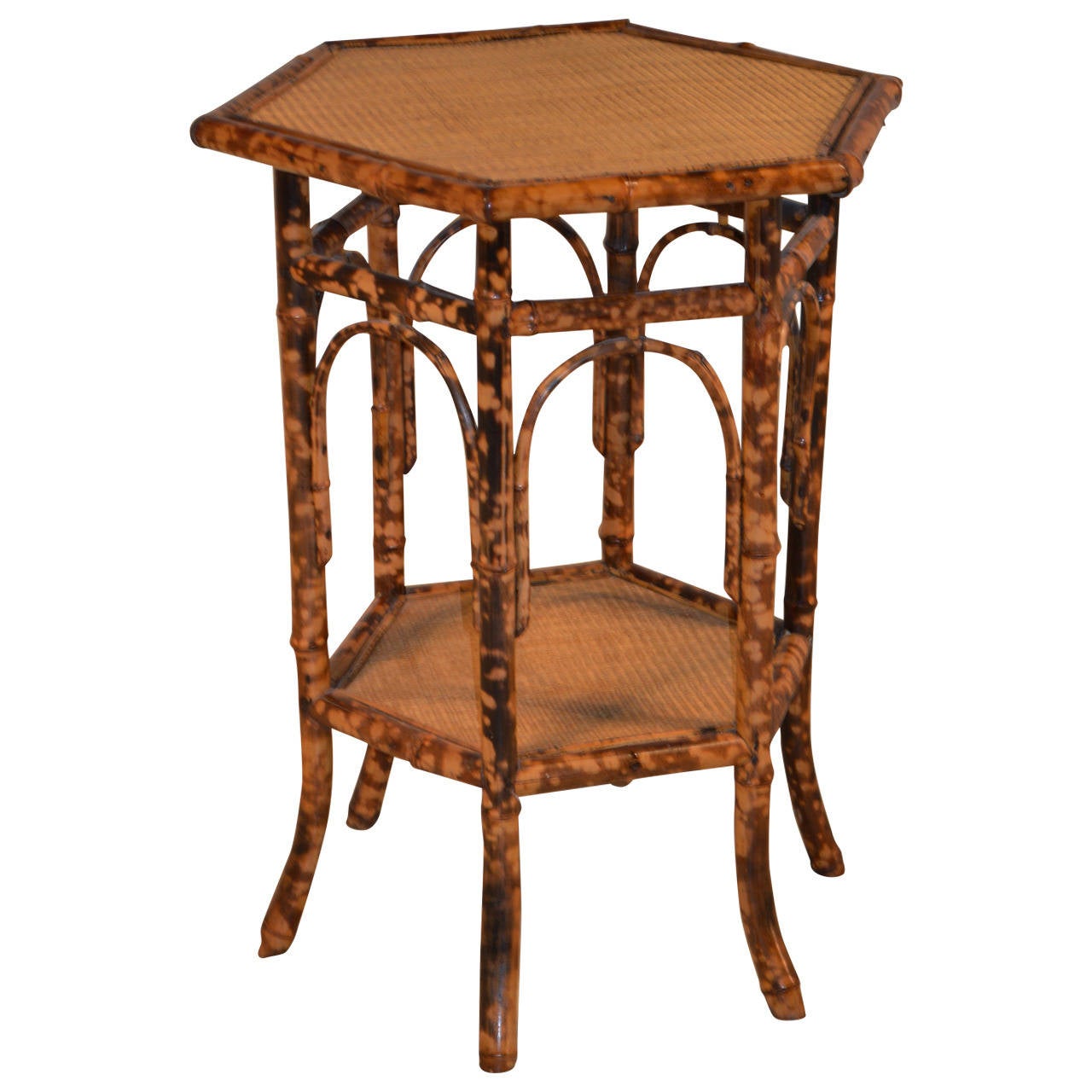 19th Century French Bamboo Side Table at 1stdibs