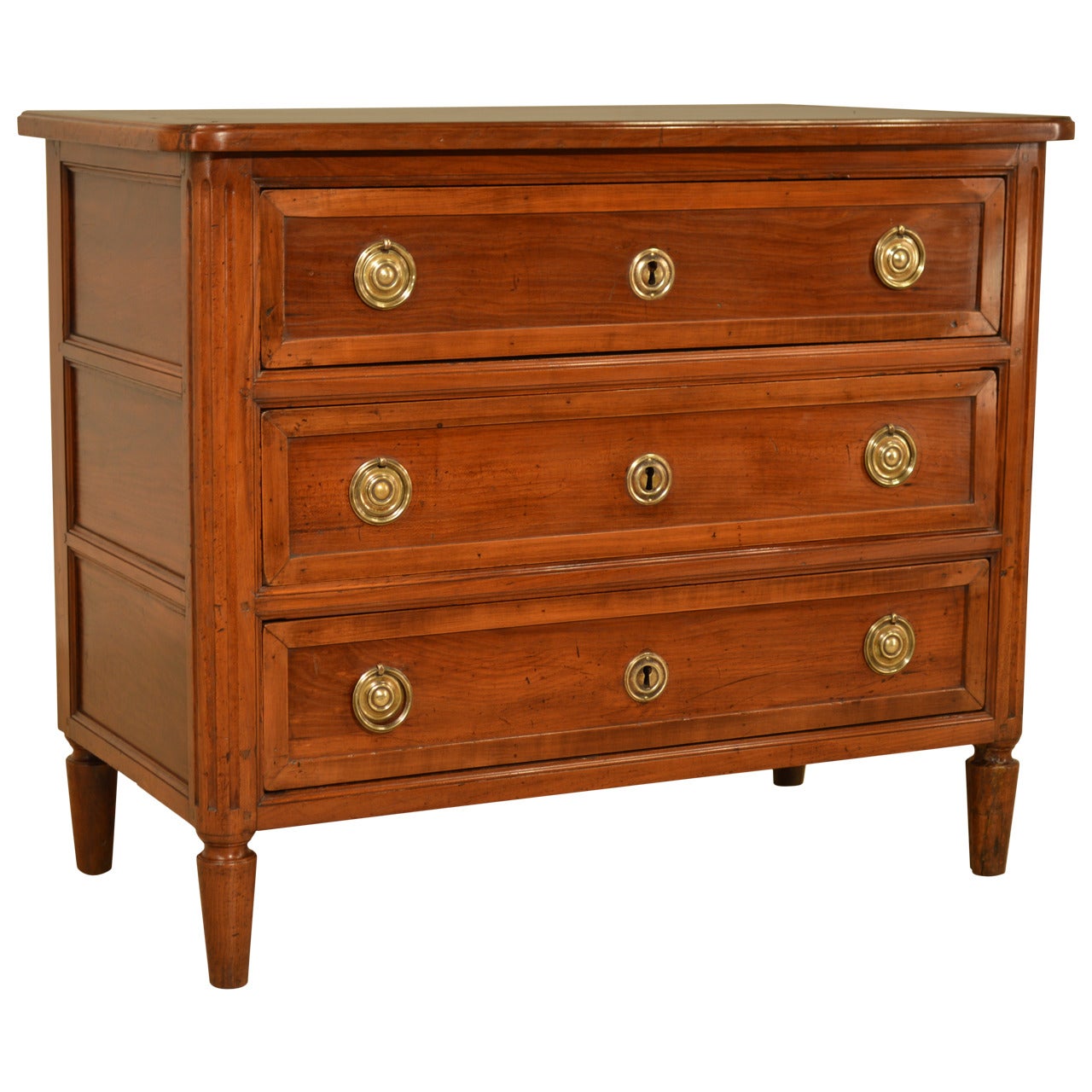 Late 19th Century French Directoire Walnut Commode