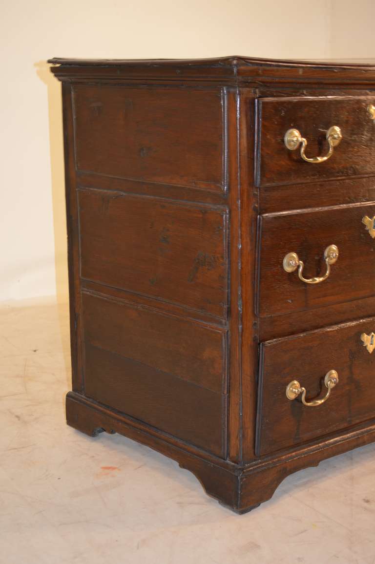 Georgian 18th Century English Oak Dresser Base