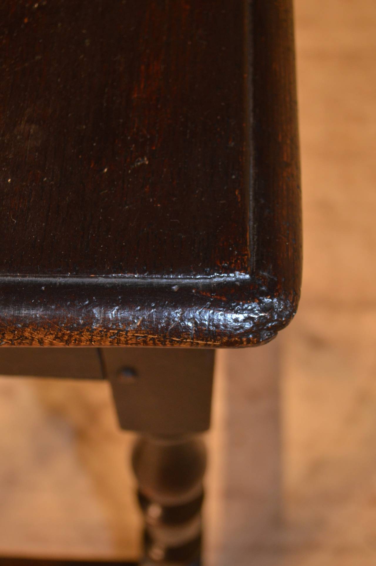 18th Century English Oak Side Table, circa 1720