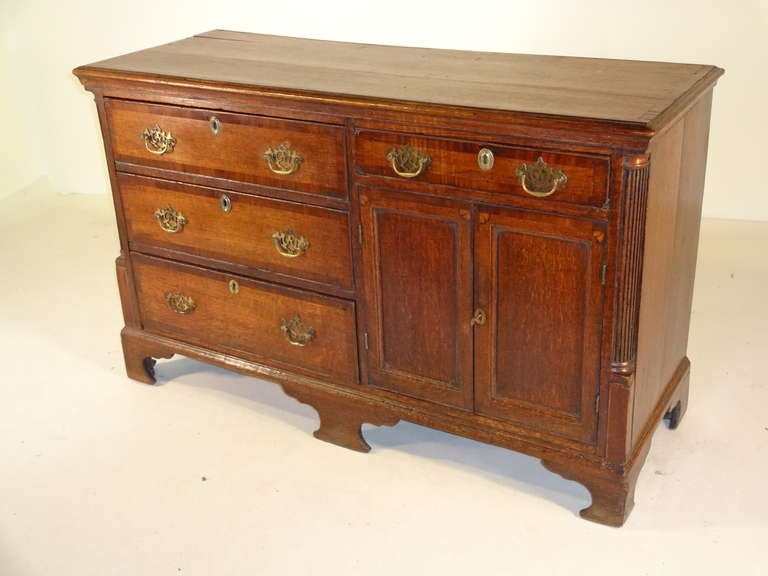 18th-C. Lancashire Dresser Base