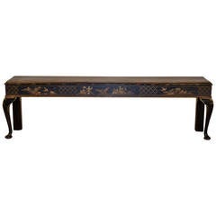 19th Century English Chinoiserie Bench