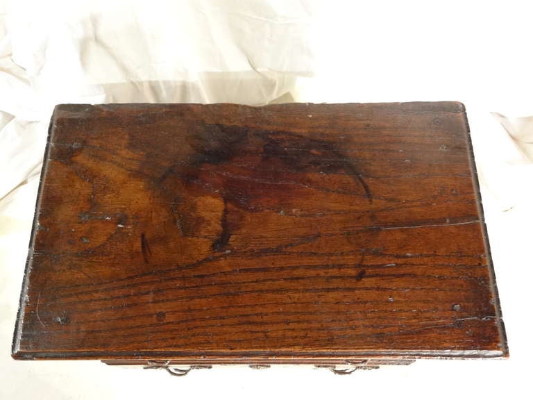18th Century French Miniature Chest of Chestnut For Sale 2
