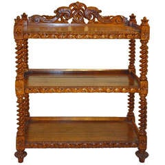 19th-c. French Carved Dessert Buffet