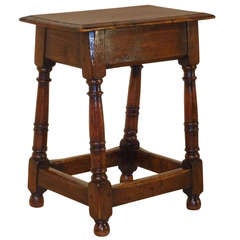Antique 18th-c. Joynt Stool