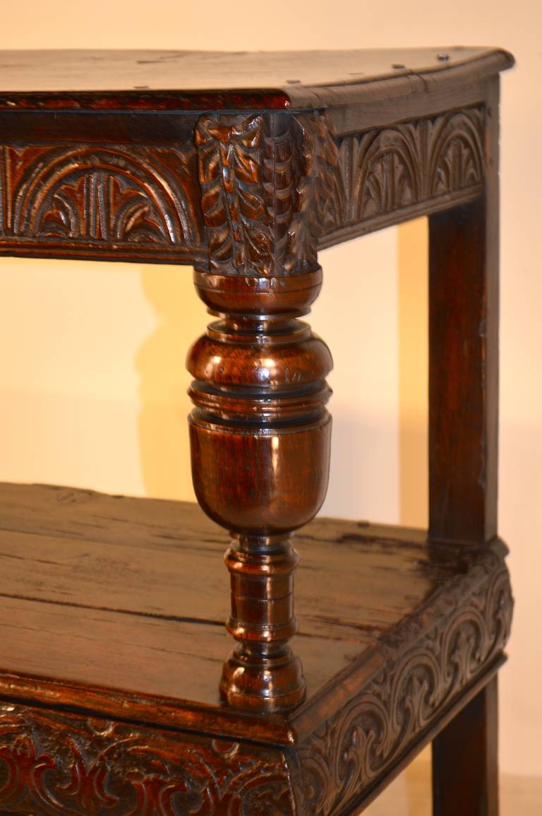 elizabethan court cupboard