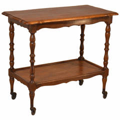 French Oak Dessert Cart, circa 1900