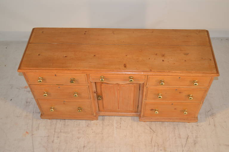 19th Century English Pine Dresser Base 2