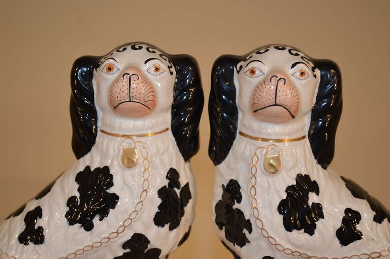 19th Century Pair of Disraeli Dogs In Excellent Condition In High Point, NC