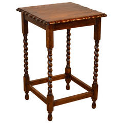 c.1900 English Oak Occasional Table