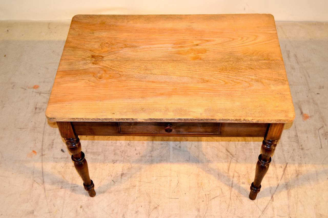 19th Century 19th c. French Elm Table