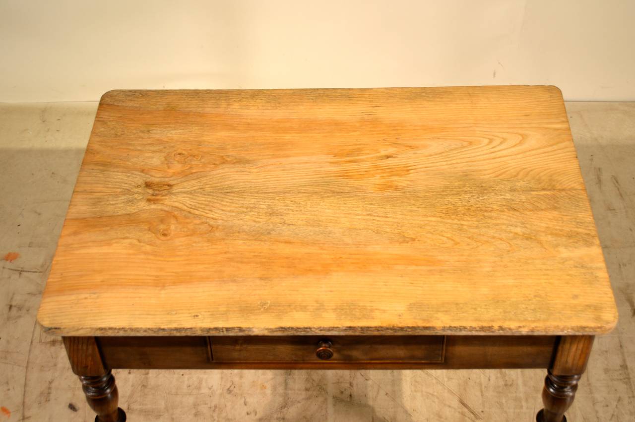 19th c. French Elm Table 1