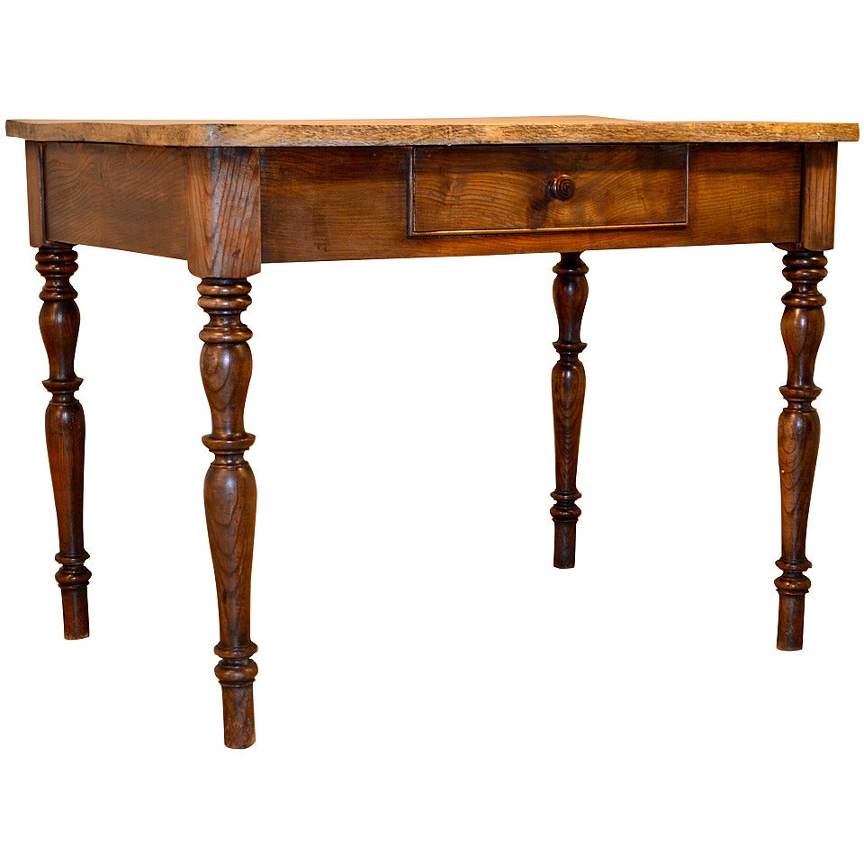 19th c. French Elm Table