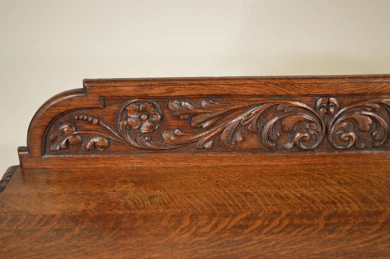 19th Century English Carved Hall Table 2