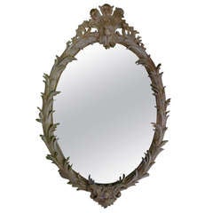 19th. c Oval French Mirror