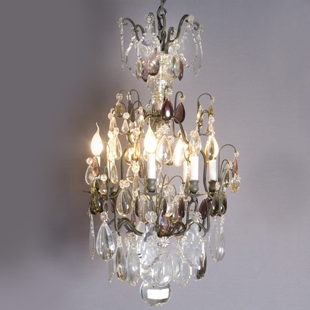 19th Century Crystal Chandelier