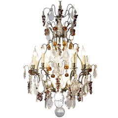 19th c. Fruit chandelier