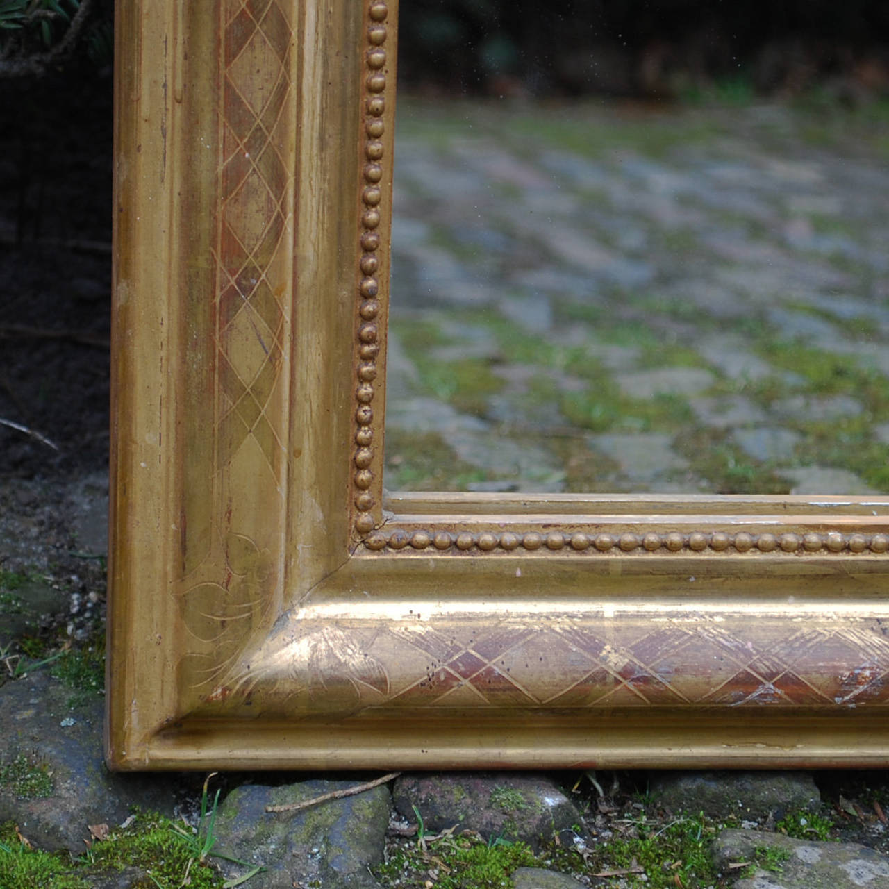 19th Century French Gold Gilded Mirror 1