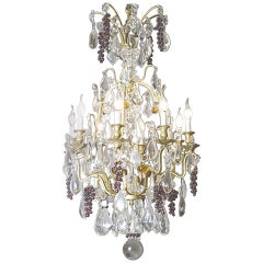 19th C. French Fruit Chandelier