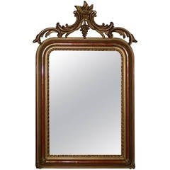 19th Century Gold Gilded Louis Philippe Mirror 9