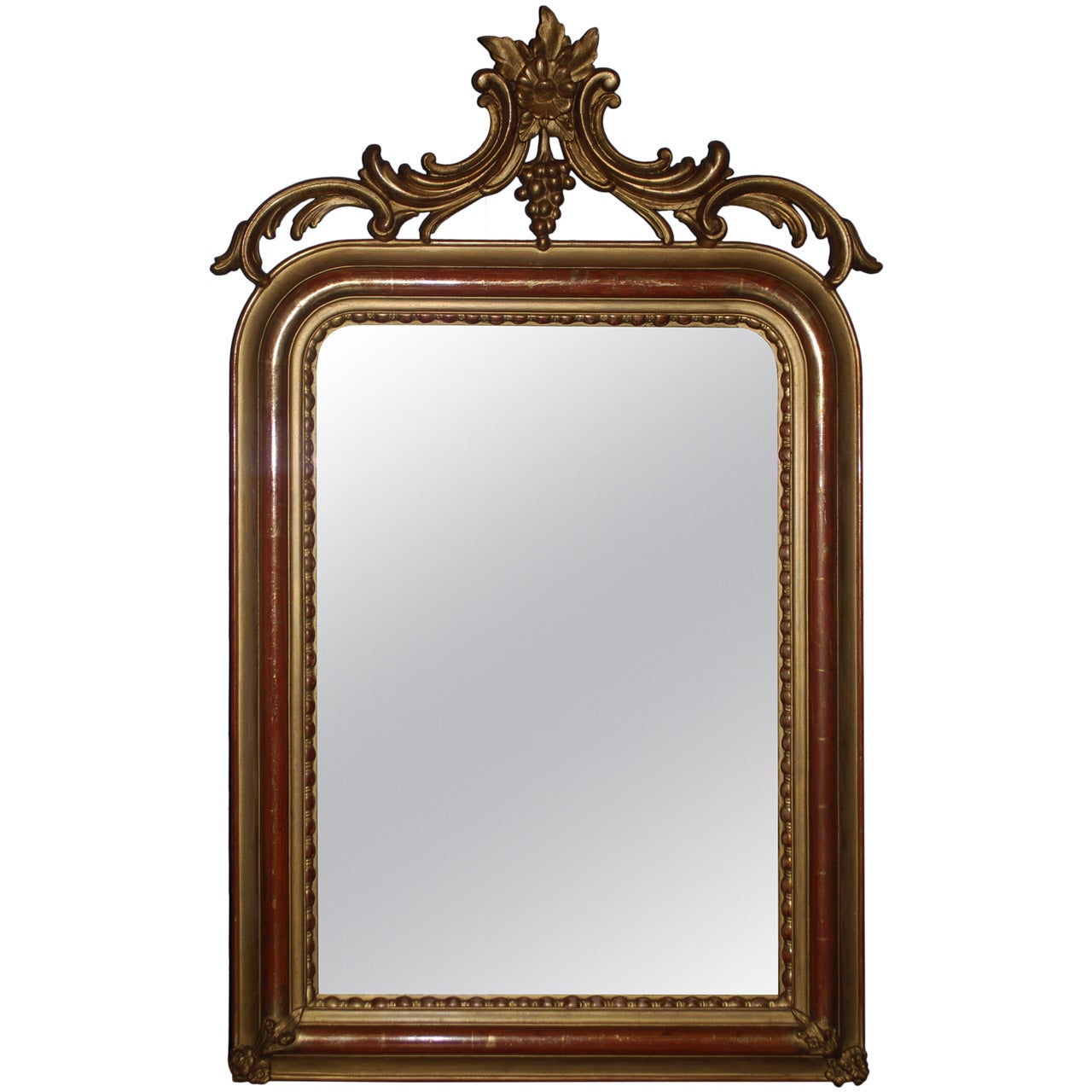 19th Century Gold Gilded Louis Philippe Mirror
