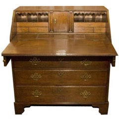 Early 19th Century Oakwood Secretaire 12
