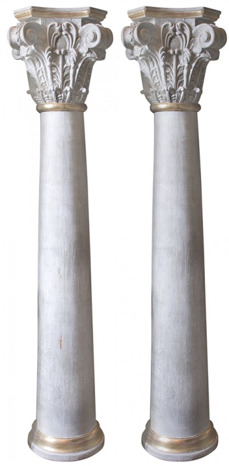 19th Century Pair of Pillars For Sale at 1stdibs