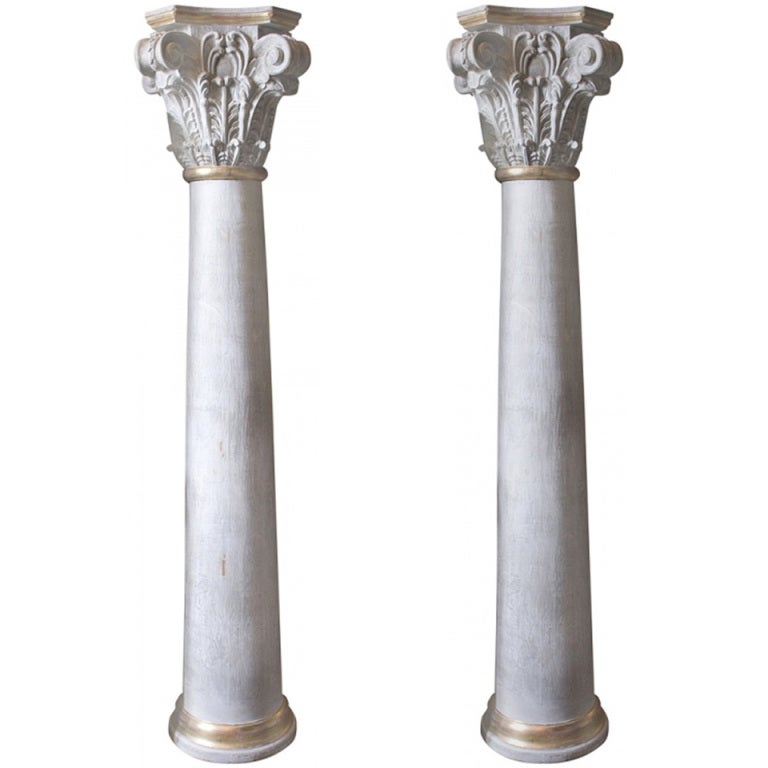 19th Century Pair of Pillars For Sale at 1stdibs