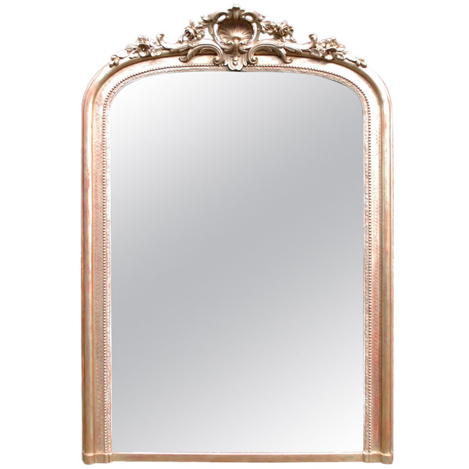 Large 19th Century Gold Gilded Mirror
