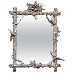 Early 20th c. Black Forrest Mirror