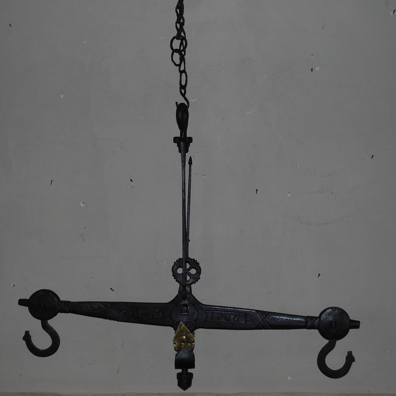 19th Century Wrought Iron Scales and Weighbridge