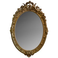 Antique 19th C. Gilded Louis Philippe Mirror